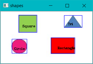 Shape Detection Using OpenCV | B.log